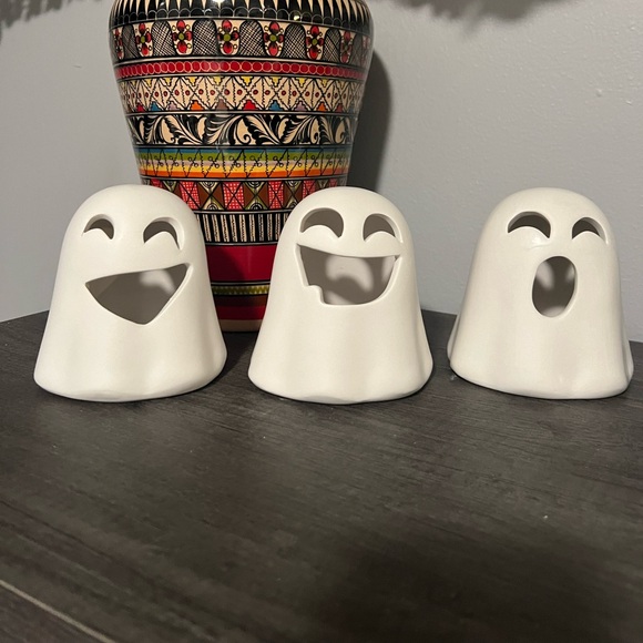 Martha Stewart Other - Martha Stewart White LED DECOR Ghost Figurines